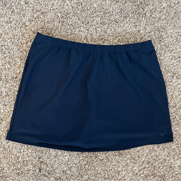 Nike Dresses & Skirts - Nike Swim Skort Womens Xl Navy Blue Skirt Athletic Dri-Fit